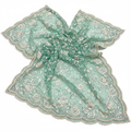 Mint Green Organza Embroidered Dupatta