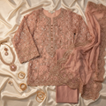 Roshan Blush Pink Sequin Formal Suit