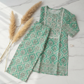 Sage Mint Green Printed Co-Ord Set