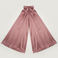 Dusty Rose Silk Palazzo Pants